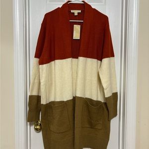 Michael Kors Women’s Basic Sweater | Size XL| Color Sienna